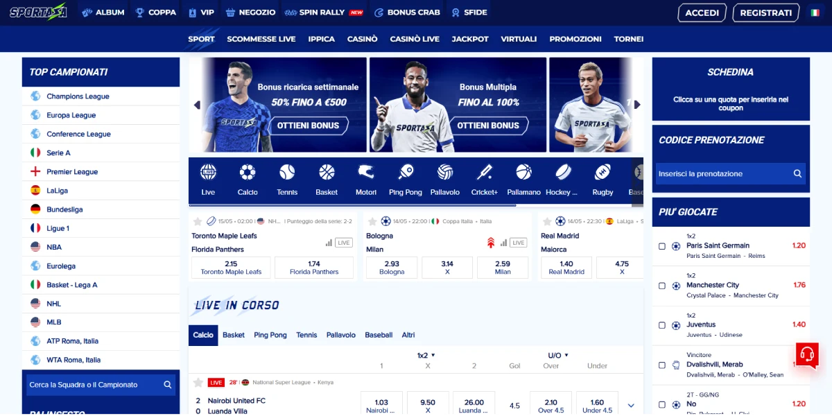 siti scommesse non AAMS - Sportaza